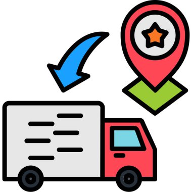 GPS konum teslim simgesi