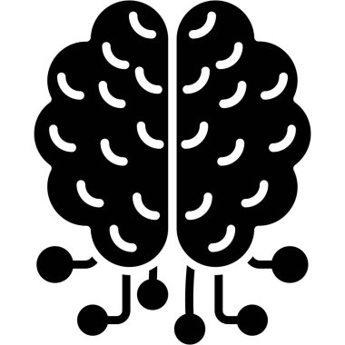 Beyin organı insan simgesi ana hatlarıyla