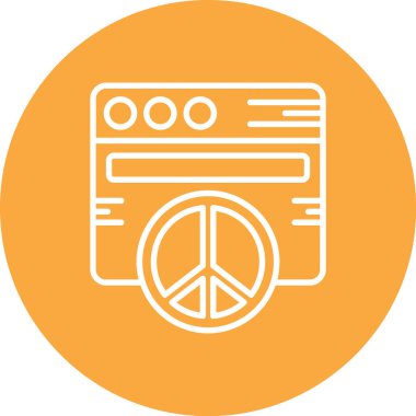 Modern eğitim ikonunun vektör illüstrasyonu