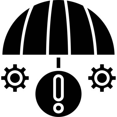 beyaz arkaplanda dişli simgesi, vektör illüstrasyon tasarımı.