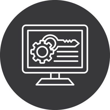 Vektör ayarı Simge illüstrasyonu