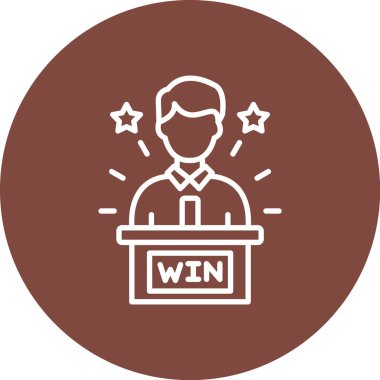 Modern simgenin vektör illüstrasyonu