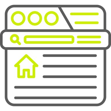 ev simgesi, özet tasarımı