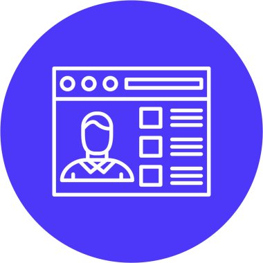 seo modern simgesinin vektör illüstrasyonu