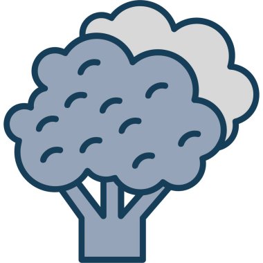 Bulut. Web simgesi basit illüstrasyon