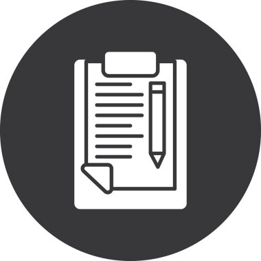 belge simgesi vektör illüstrasyonu