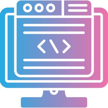 tarayıcı web simgesi basit tasarım