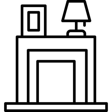 mobilya kutsal kişilerin resmi, vektör çizim