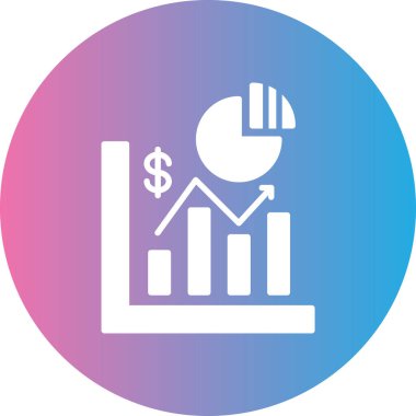 grafik simgesinin vektör illüstrasyonu