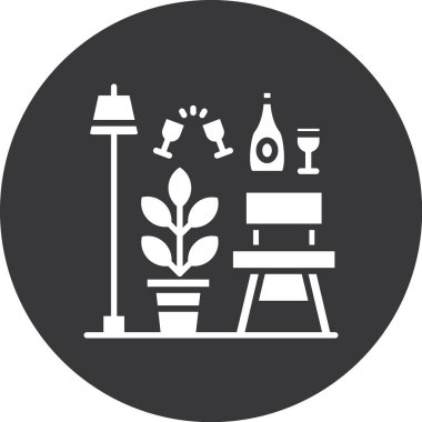 Modern simgenin vektör illüstrasyonu