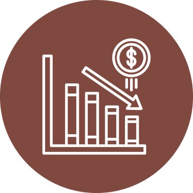 grafik ikonu vektör illüstrasyonu