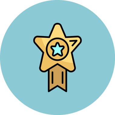 yıldız simgesi vektör illüstrasyonu