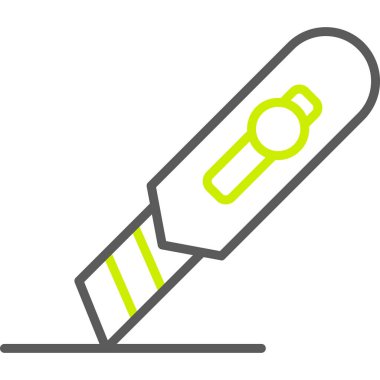 kalem simgesi, satır biçimi