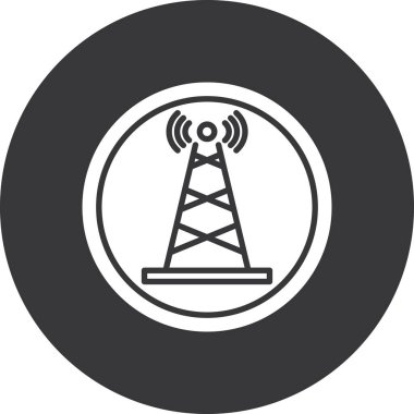 Radyo simgesinin vektör illüstrasyonu