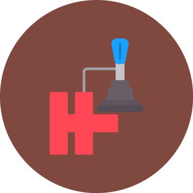 Elektrik prizi. Web simgesi basit tasarım