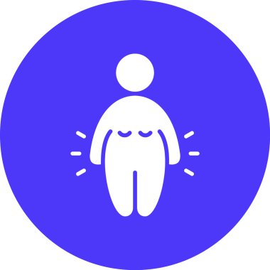 İnsan vücudu simgesi, vektör illüstrasyonu