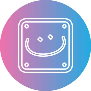 Modern simgenin vektör illüstrasyonu