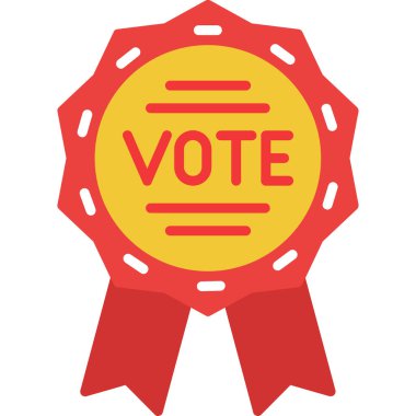 Metin oylu izole edilmiş renkli yıldız simgesi