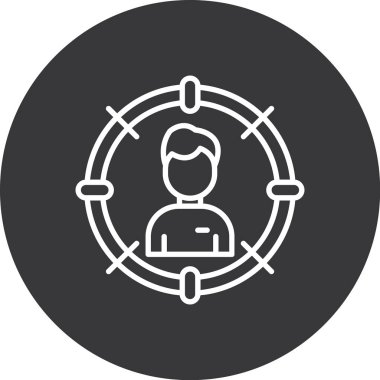 Man avatar vektör illüstrasyonu