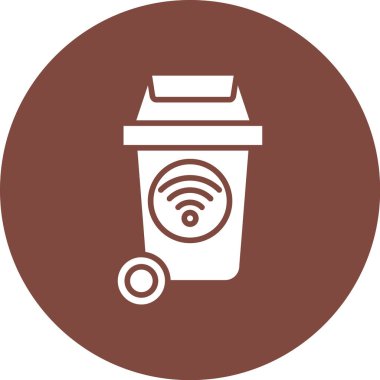 kahve fincanı ikonu vektör çizimi tasarımı