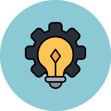 ampul yaratıcı yenilik simgesi