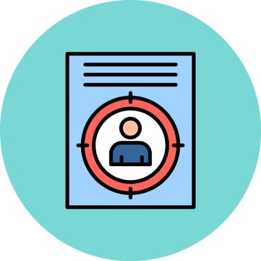 İş ve finans simgesinin vektör illüstrasyonu