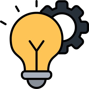 Işık. Web simgesi basit tasarım