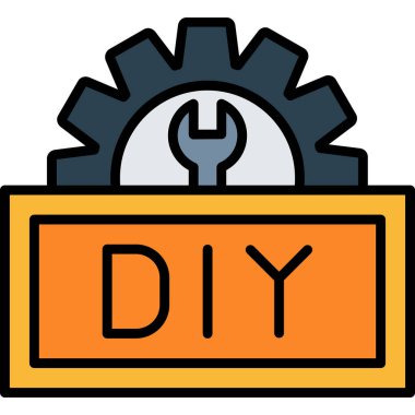 Çizgi film simgesinin vektör çizimi