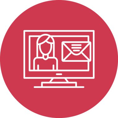 seo modern simgesinin vektör illüstrasyonu