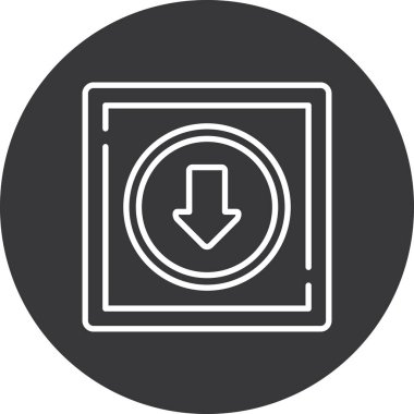 Modern simgenin vektör illüstrasyonu