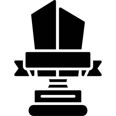 Siyah ve beyaz simgesinin vektör illüstrasyonu