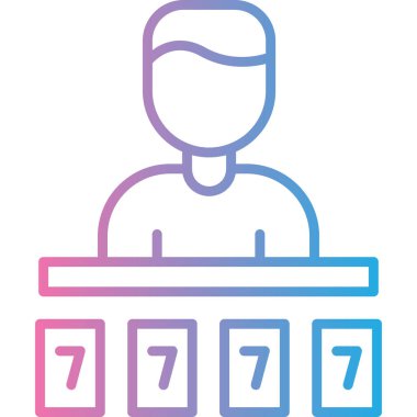 Sayaç. Web simgesi basit illüstrasyon