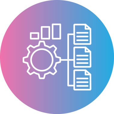 veri analizi. Web simgesi