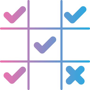 kontrol listesi simgesi, vektör illüstrasyonu