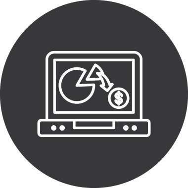 seo modern simgesinin vektör illüstrasyonu