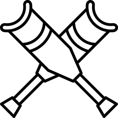 Balta balta simgesi ana hat biçiminde