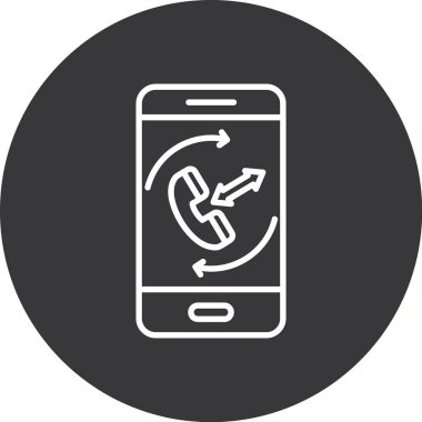 Simgeyi tazele, vektör illüstrasyonu