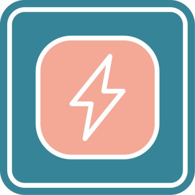 Elektrik simge vektör çizim