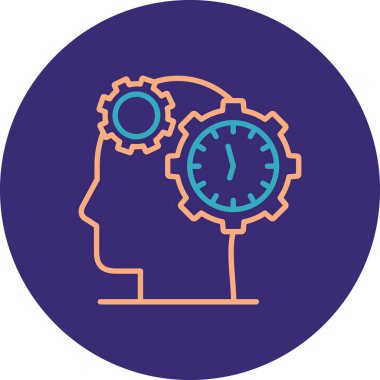 Zaman doldu. Web simgesi basit illüstrasyon