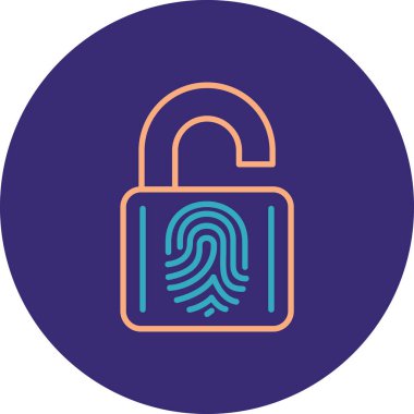 Modern simgenin vektör illüstrasyonu