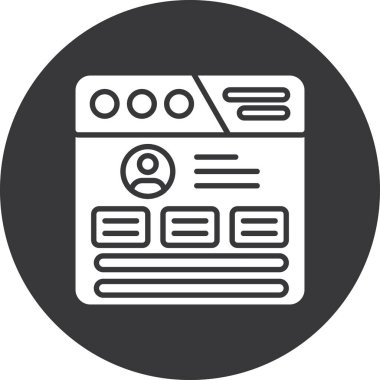 seo modern simgesinin vektör illüstrasyonu