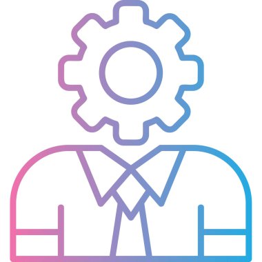 iş konsepti ikon vektör illüstrasyonu