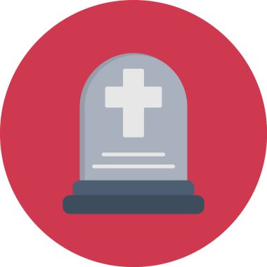 mezar düz vektör simgesi kolayca değiştirebilir ya da düzenleyebilir