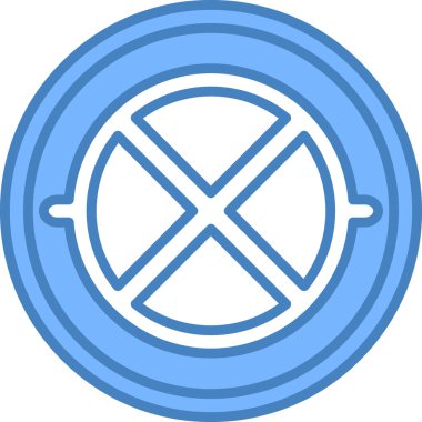 Mavi ve pembe halka simgesinin gösterimi