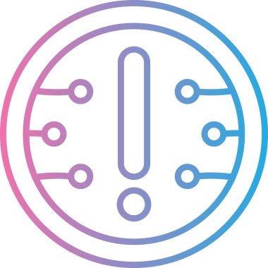 Benzersiz dolgu vektör çizgisi simgesi