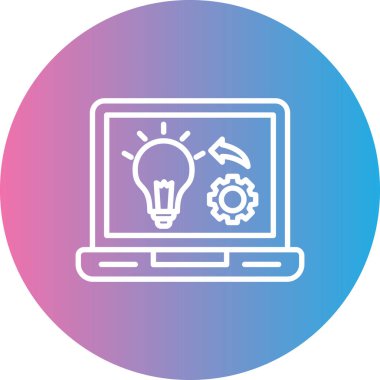 seo modern simgesinin vektör illüstrasyonu