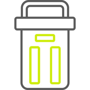 Pil. Web simgesi basit illüstrasyon