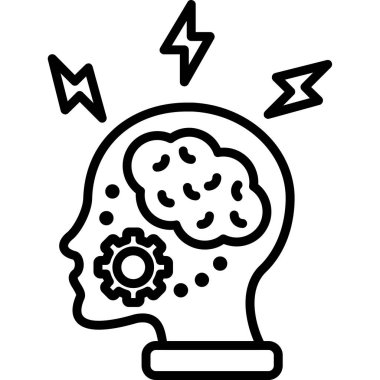 beyin fikri yaratıcılık simgesi