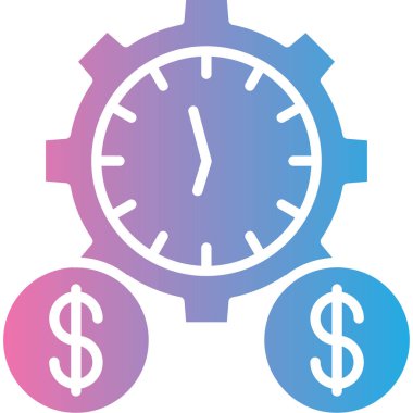 Dolar. Web simgesi basit illüstrasyon