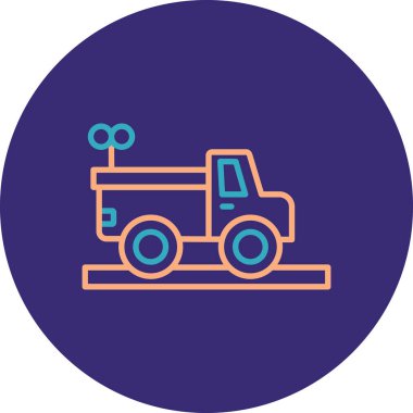 Kamyon. Web simgesi basit illüstrasyon